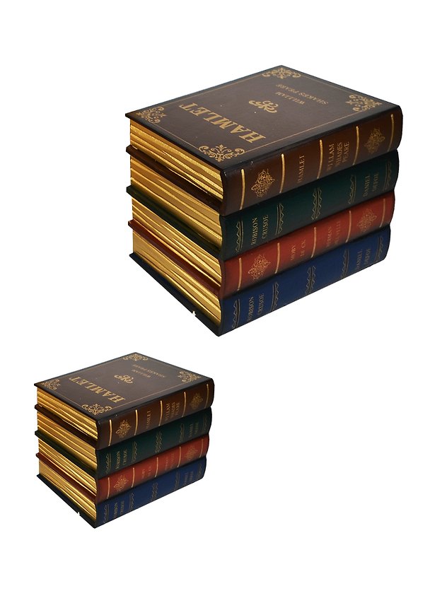 Набор из 2 шкатулок Стопка книг (20х14х16, 16х11х13) (676808) 2426591 — 1