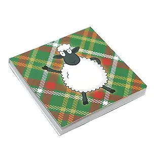 Блок бумаги в диспенсере 7,5*7,5см самокл. "Овечка" 7575SHEEP2-50 315398