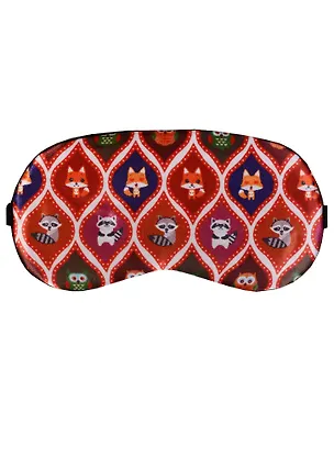 Маска для сна Узоры сова лиса енот (коробка) 12-37534-SM-5 2603925