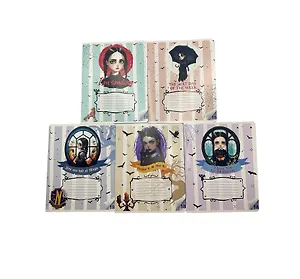 Тетрадь в линейку Centrum, "Вэнсдэй коллаж", 18 листов, в ассортименте