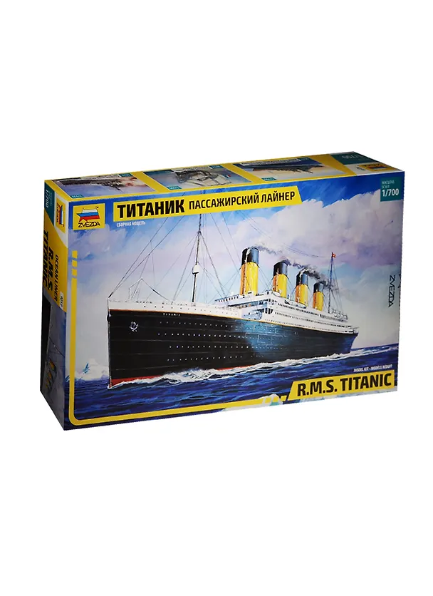 Сборная модель ЗВЕЗДА, Пассажирский лайнер Титаник 1/700 2526770 — 2
