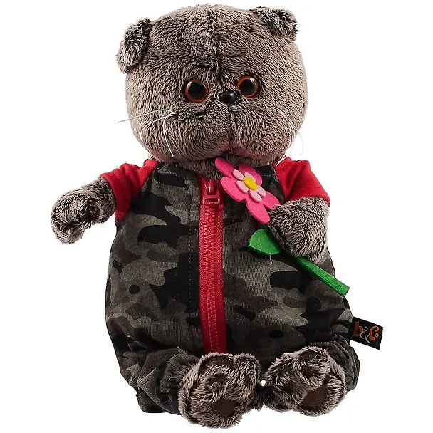 Игрушка мягкая Budi Basa, Басик в камуфляжном комбинезоне Ks22-140 2782262 — 1