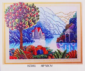 Алмазная мозаика ТМ Рыжий Кот 40х50см Красивый пейзаж, с подрамником HZ041