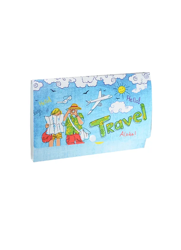 Конверт для путешествий на молнии TRAVEL (23,5х13,5) (665499) 2413458 — 1