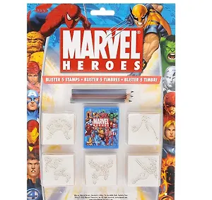 Набор штампов Супергерои (5816) (3+) (блистер)