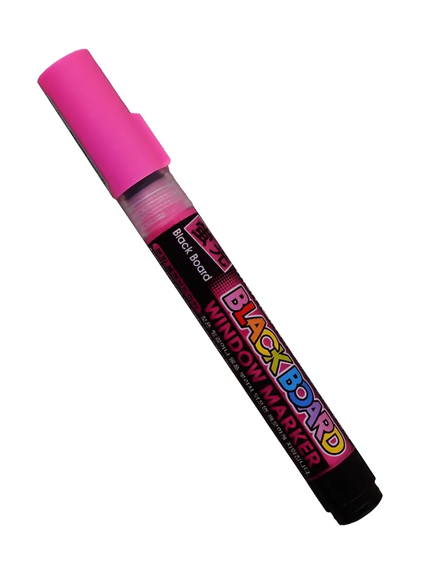 Маркер меловой MunHwa, Black Board Marker, розовый 3 мм 254297 — 2