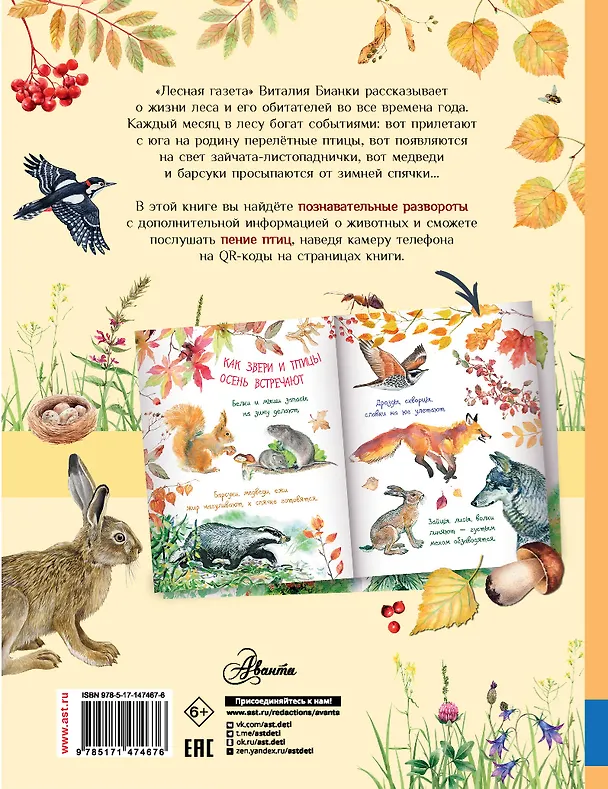 Книга Лесная газета (Виталий Бианки) — 2
