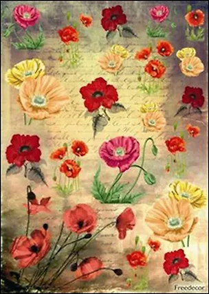 Скраб-карта Цветочная радость А4 (sck131) 2342824