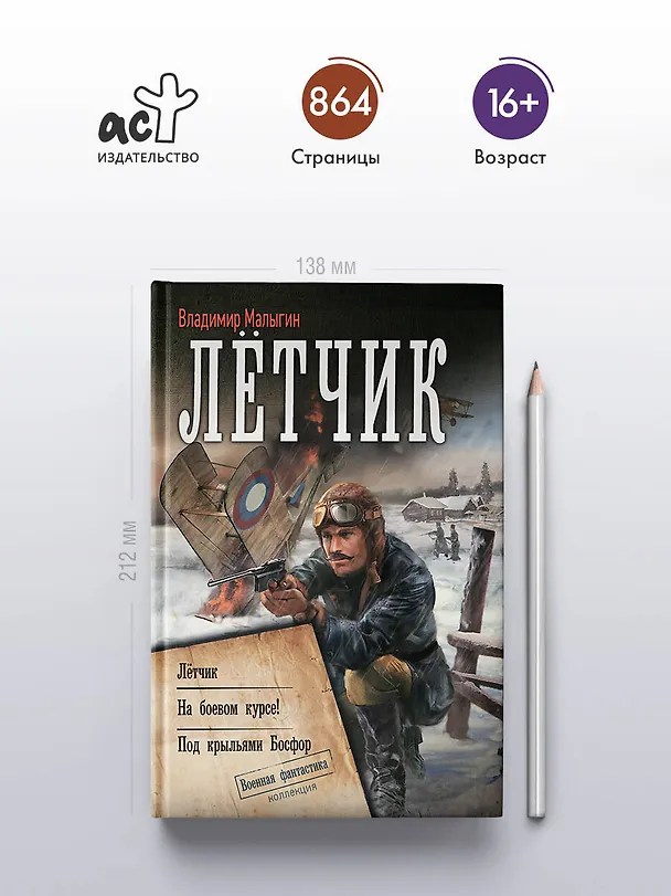 Книга Лётчик (Владимир Малыгин) — 6