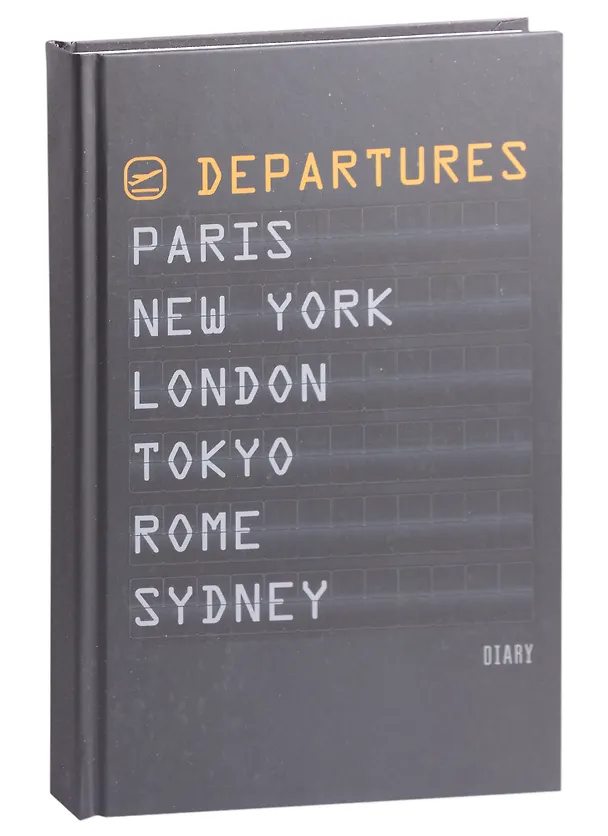 Ежедневник недатированный «Departures» А5, 112 листов, Listoff 2944409 — 1