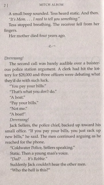 Книга The first phone call from heaven (Mitch Albom) — 2