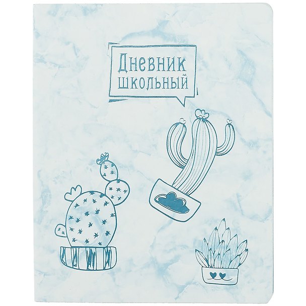 Дневник школьный «Голубой кактус», Феникс+ 249645 — 1