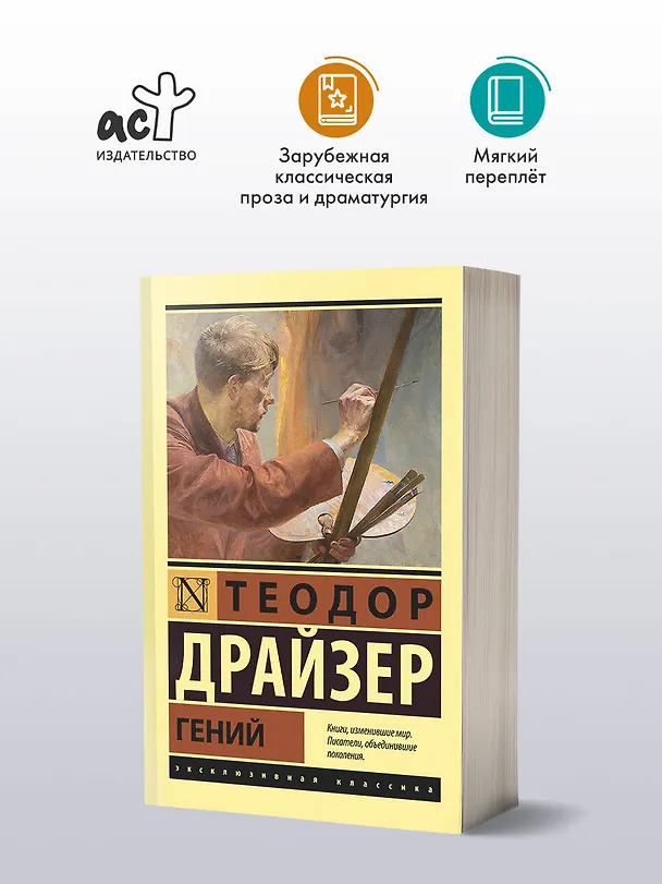 Книга Гений (Теодор Драйзер) — 4