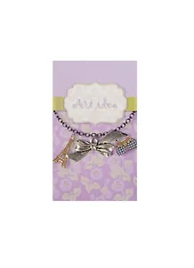 Кулоны в асс.1 Подвеска Бант серебро (QA 4226) (14021180) (упаковка)