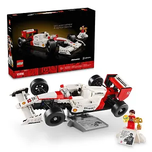 LEGO Icons: Гоночный автомобиль McLaren MP4/4 и Айртон Сенна, 693 детали (10330) 3139754