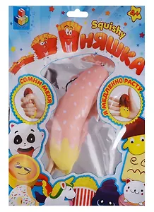 1toy Игрушка-сквиши Мммняшка squishy Банан в карамели (Т12313) (упаковка) (3+)