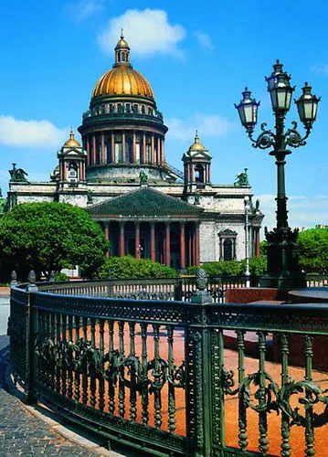 Открытка с видами (СПб) Исаакиевская площадь.Исаакиевский собор.1818-1856 [SPB-037] 332267 — 1