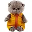 Мягкая игрушка Басик BABY в вельветовом комбинезоне (20 см) (BB-080) — 2854985 — 1
