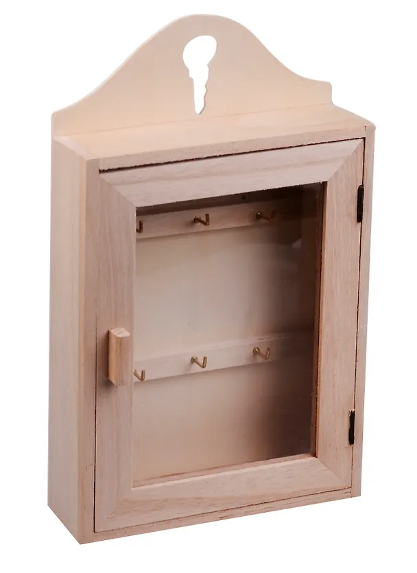 Ключница со стеклом, 20*16*4 см (дерево) (11-08023-AM-018) 2574191 — 1