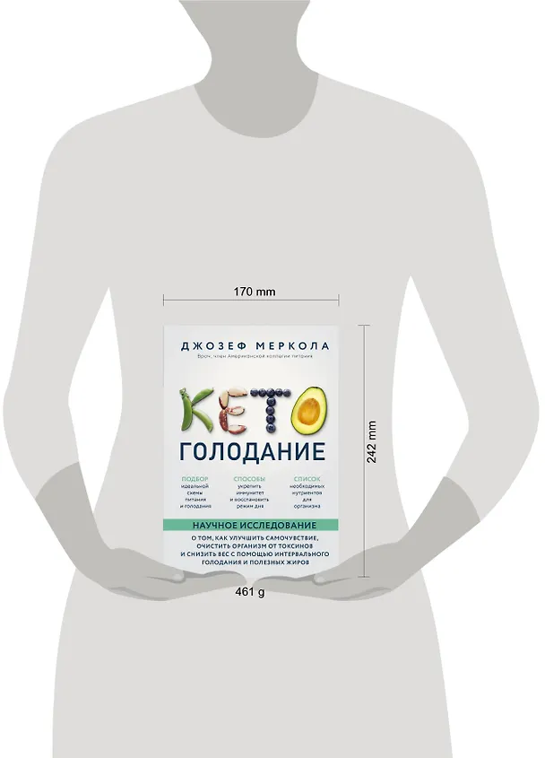 Книга Кето-голодание. Научное исследование о том, как улучшить самочувствие, очистить организм от токсинов и снизить вес с помощью интервального голодания и полезных жиров (Джозеф Меркола) — 12