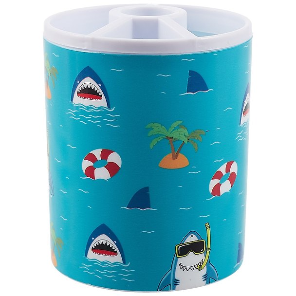 Стакан для пишущих принадлежностей «Shark area», пластик 258012 — 1
