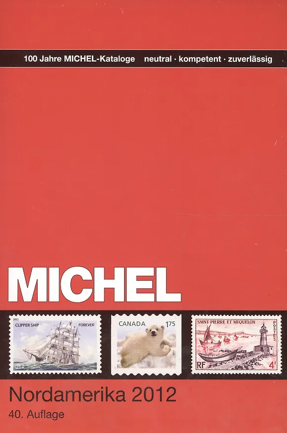Книга Каталог марок MICHEL. 2012. Сборник по маркам стран Северной Америки () — 1