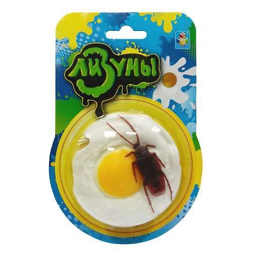 Игрушка-лизун «Яичница с Тараканом» Мелкие пакости, 1Toy 340619 — 1