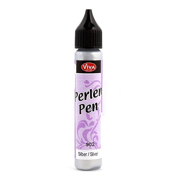 Краска для создания жемчужин Viva-Perlen Pen 902 металл. серебро (116290201) 2371874 — 1