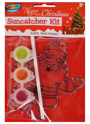 Витраж НГ, 3 краски, стек Art Toys Санта 2590005