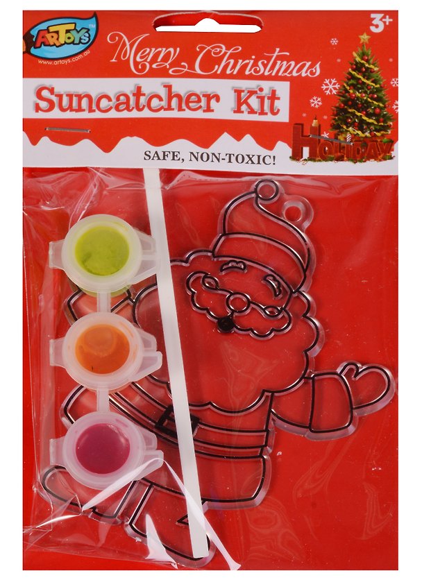 Витражные краски «Санта», 3 цвета, Art Toys 2590005 — 1