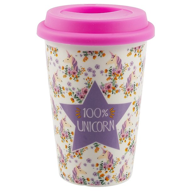 Стакан керамический 100% Unicorn (Единороги) (ПВХ бокс) 2631910 — 1