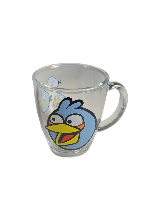 Angry Birds стеклянная кружка в коробке (голубая) (300мл) 2409593 — 1
