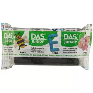 Паста для моделирования DAS Junior, чёрная, 100 грамм — 244223 — 1