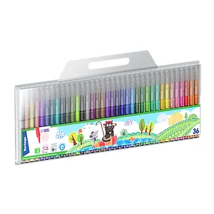 Фломастеры Berlingo, "Жил-был кот", смываемые 36 цветов