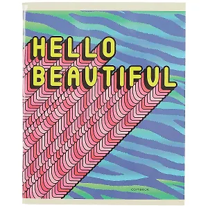 Тетрадь в клетку Unnika, "Типографика", 96 листов, в ассортименте