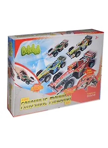 Конструктор 3D пазл Набор гоночных машин (BBA0712-104) (10420) (4 шт) (Bebelot Basic) (коробка)