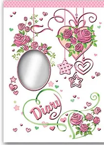 Ежедневник, Феникс+, А6+, 240страниц, недатированный, Романтика твердая обложка с зеркальцем