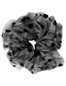Резиночка Горошек (серая, прозрачная) (полиэстер) (15см) (12-20262703-13) (Lafilaf)