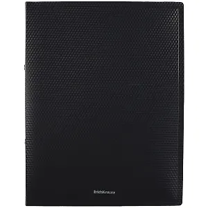 Папка 2кольца А4 "Diamond Original" 24мм, пластик, черный, Erich Krause