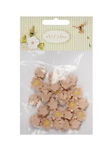 Цветок кувшинка, латте, 25 штук