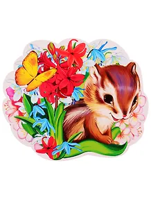 Плакат Бурундучонок весенний