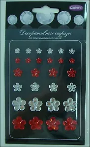 Декоративные стразы на самоклеющ. основе (14552) (ST-916G) (упаковка)