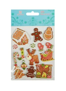 Бумажные 3D стикеры для ручного творчества (X3D-22) (Рукоделие) (упаковка)