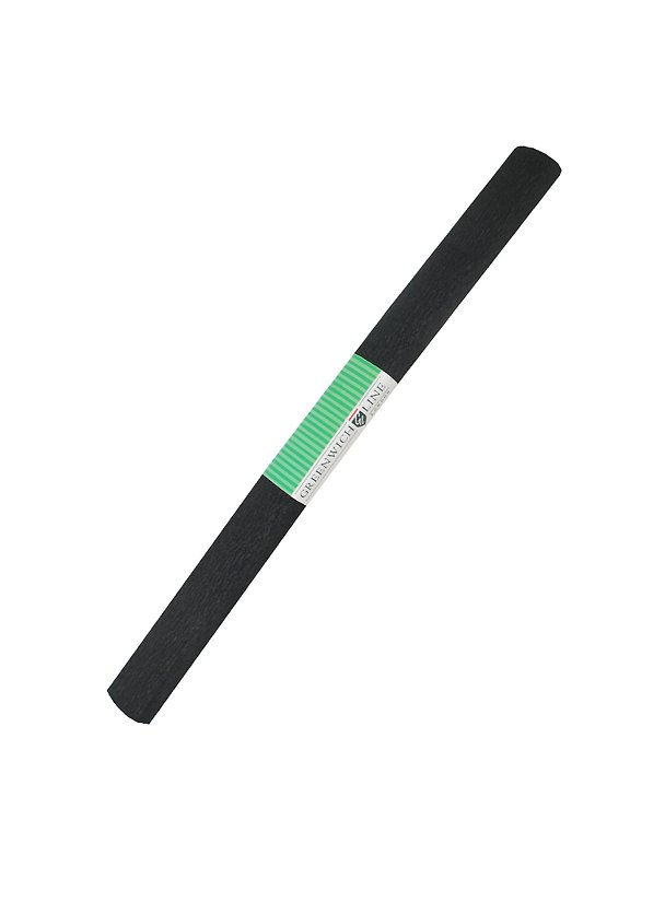 Гофрированная бумага «Черная», 50х250 см, 32г/м2, Greenwich Line 235835 — 1