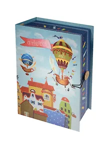 Коробка-шкатулка, Феникс презент, Дирижабли в лето M 20*14*6см 42375
