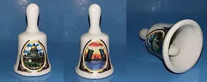 Сувенир, МедВс, Колокольчик мини Исаакий + Мост закат. фарфор [JB-151223]