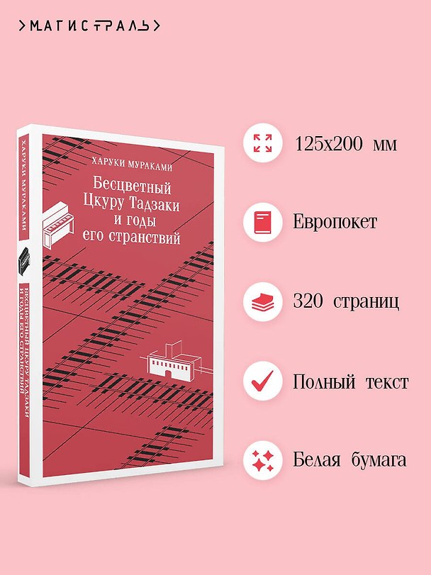 Книга Бесцветный Цкуру Тадзаки и годы его странствий (Харуки Мураками) — 1