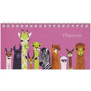 Карманный недатированный планинг «Забавные животные», 64 листа