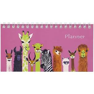 Карманный недатированный планинг «Забавные животные», 64 листа 252751