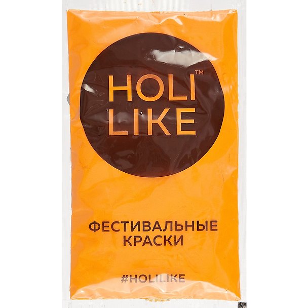 Фестивальные краски «Holi Like», оранжевый 2742190 — 1